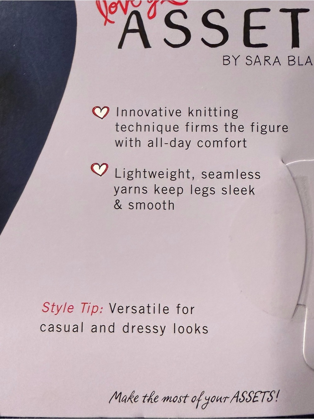 SPANX Love Your Assets Seamless Legging Denim Wash 1X - Picture 3 of 4